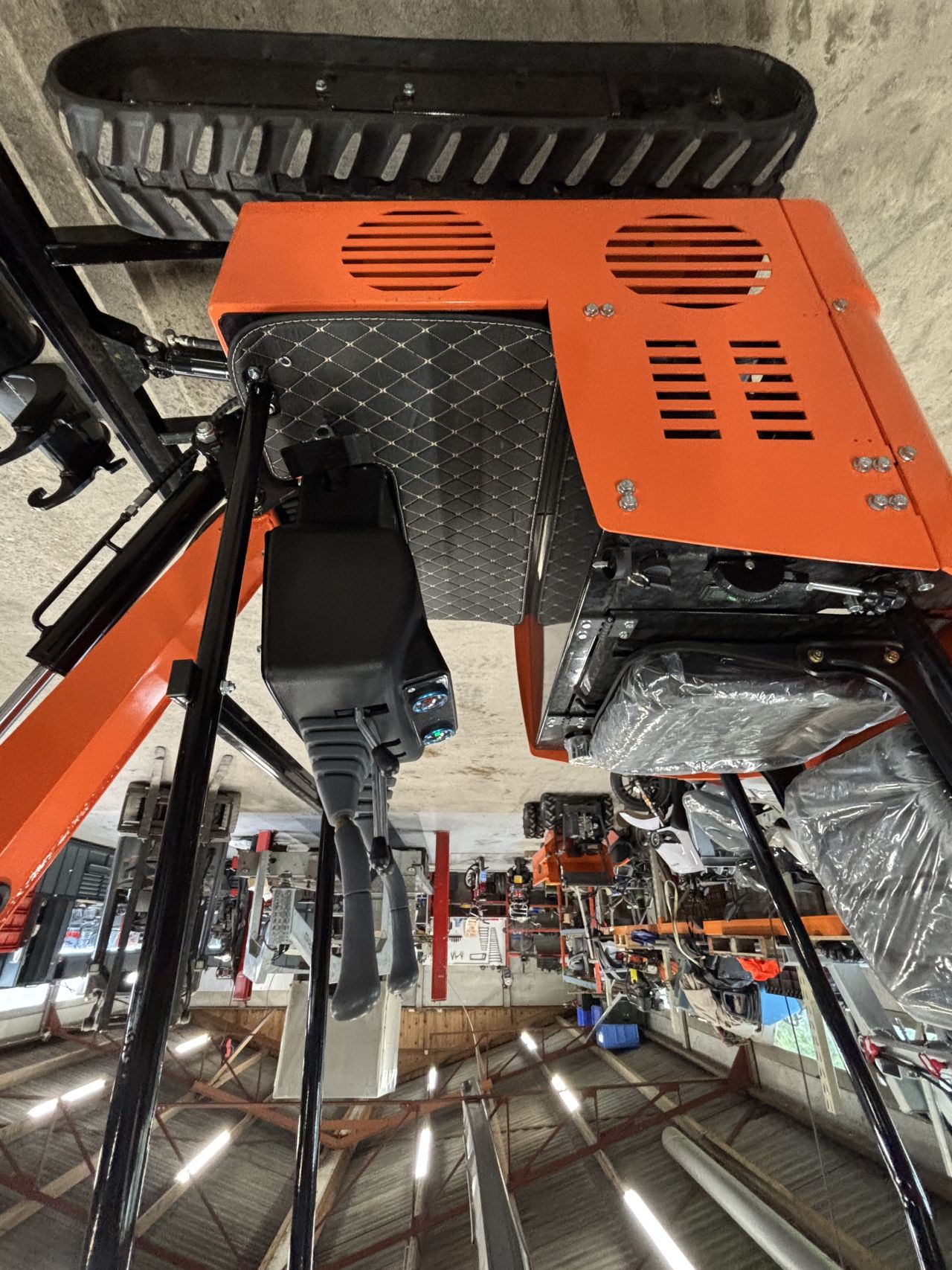 Minigraver Jpc graafmachine kraan