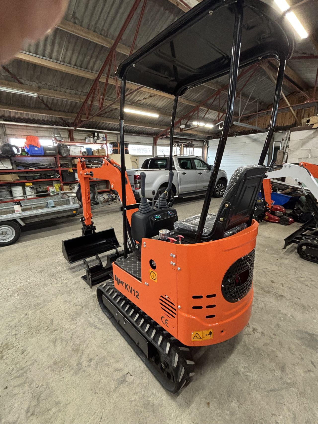 Minigraver Jpc graafmachine kraan