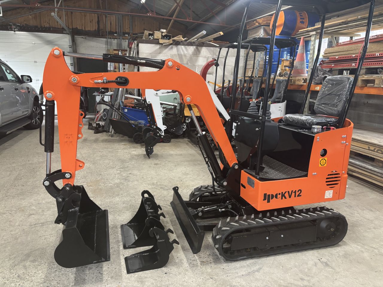 Minigraver Jpc graafmachine kraan