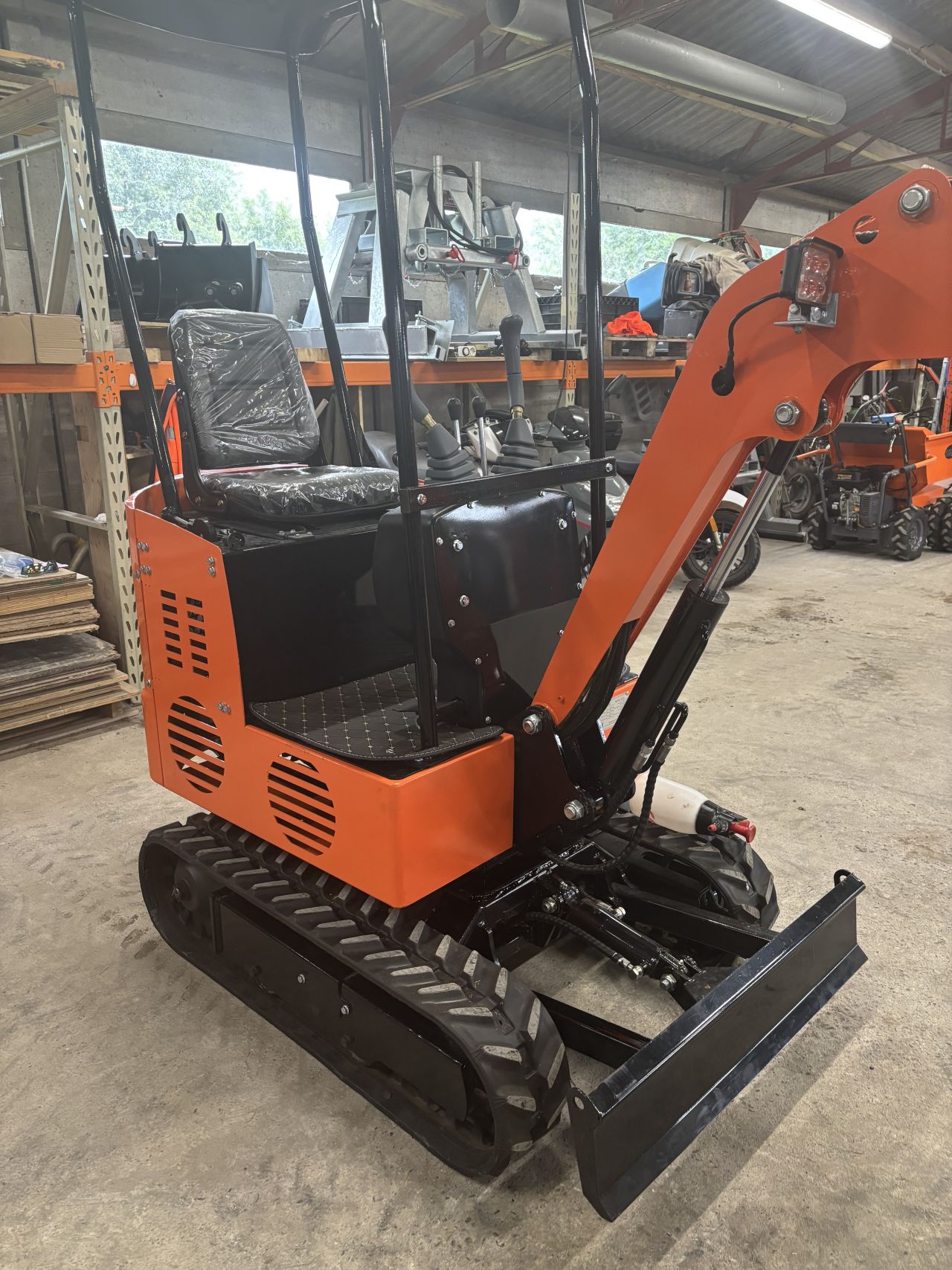Minigraver Jpc graafmachine kraan