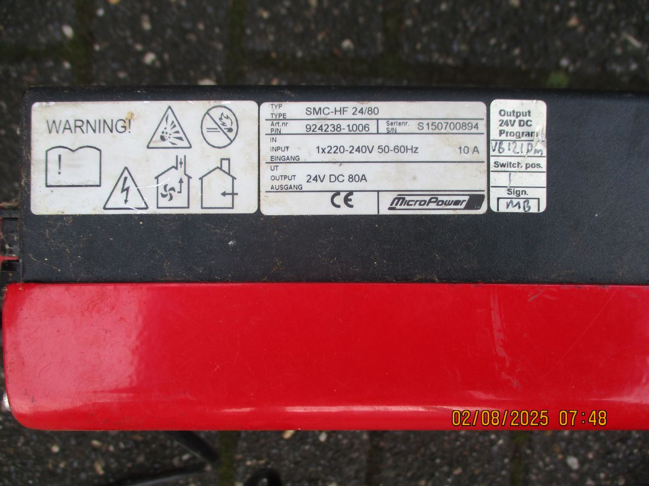 Micro power SMC-HF3200 24VOLT ACCULADER