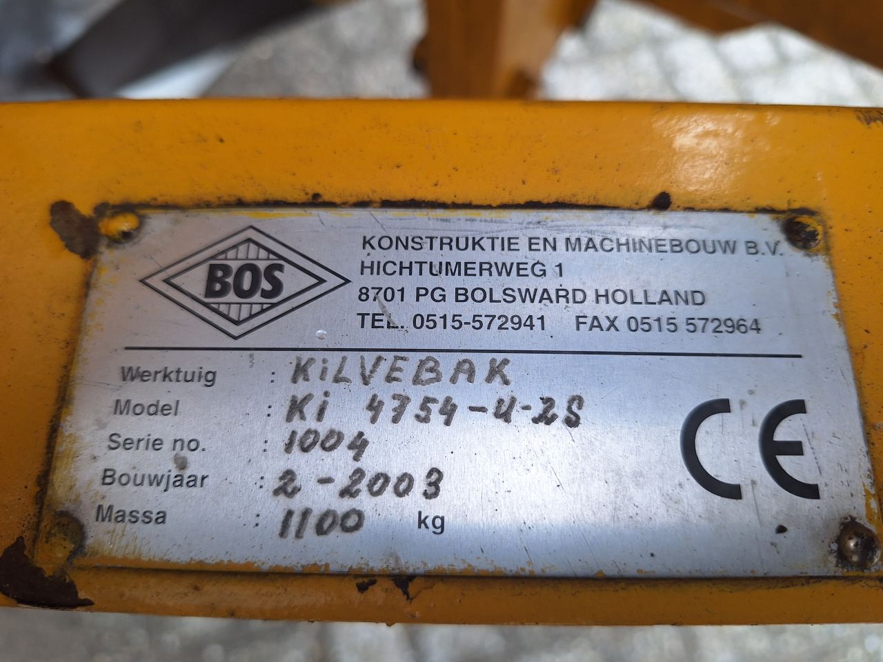 Bos KB 2650 met Kieboom Machine Control