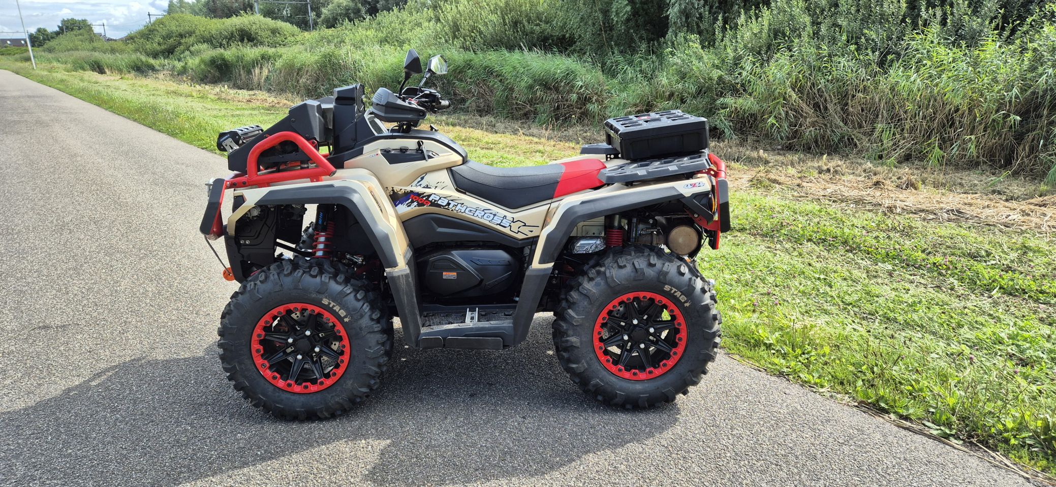 Odes mudcross 1000 Monster quad weinig gebruikt 2025 demo