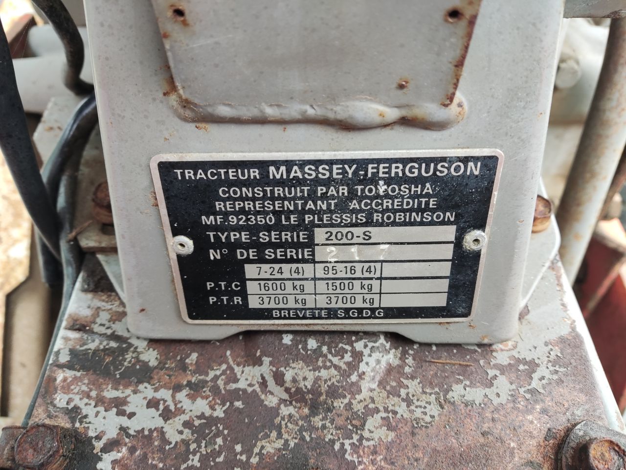 Massey Ferguson minitractor (type 200, diesel, 20 pk, UNIEK)