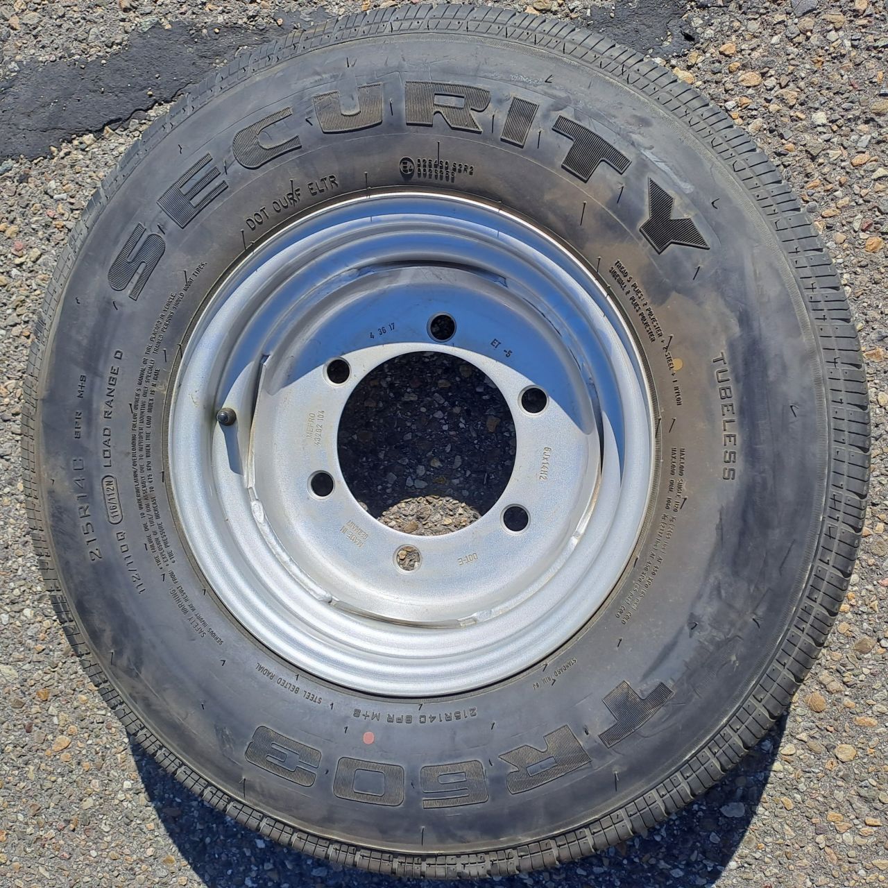 Wielen 14 inch met landbouwsteek 6 gaats