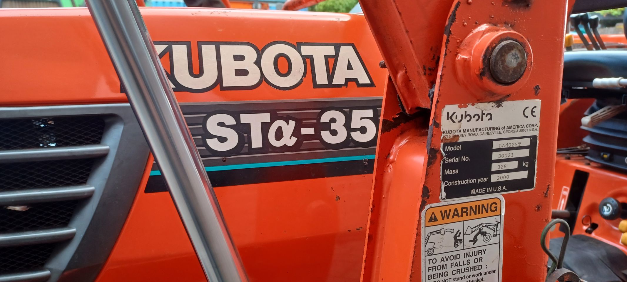 Nette kubota st35h met voorlader