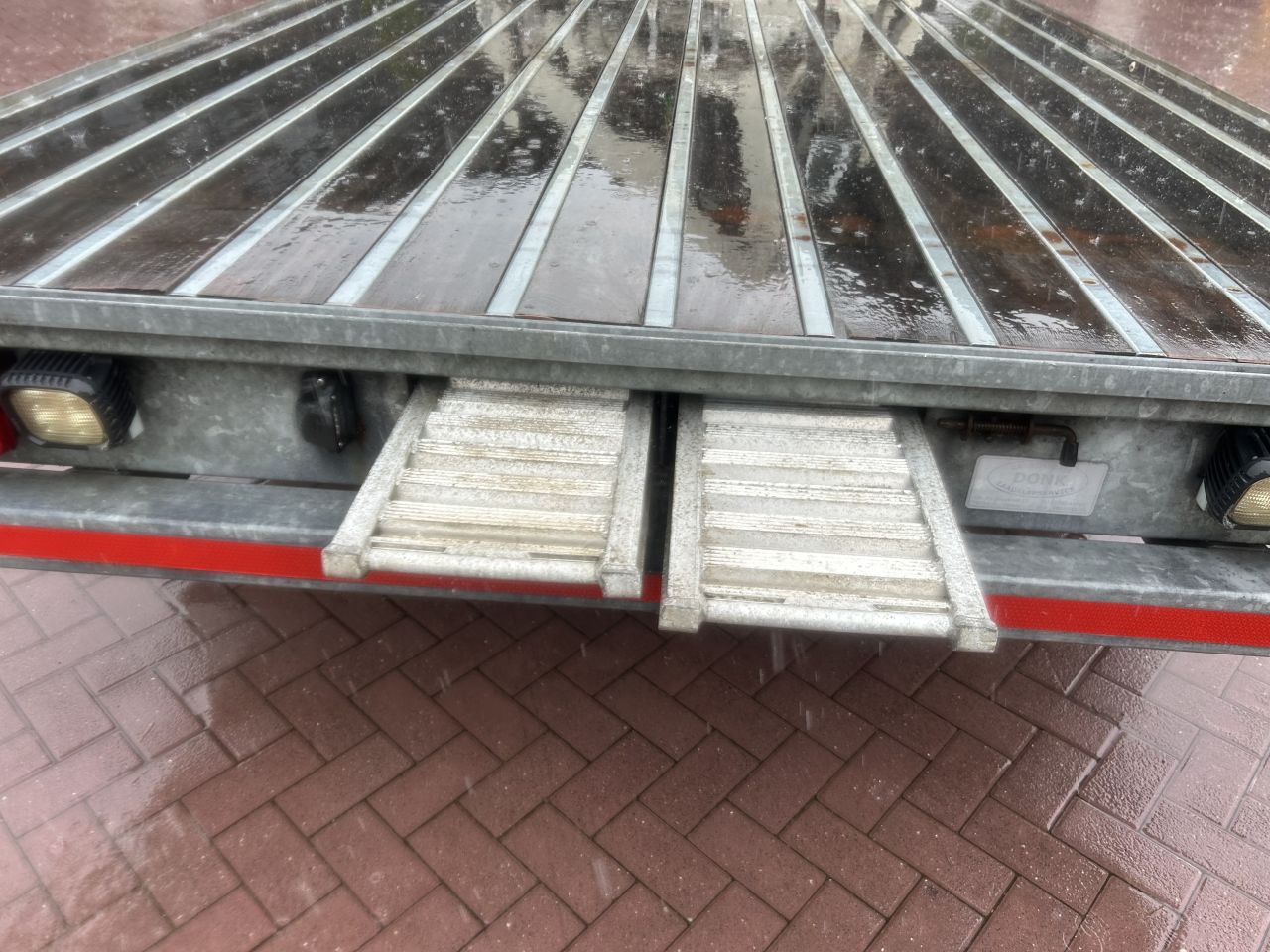 Aanhanger wipkar 8 TON MET KRAAN FASSI