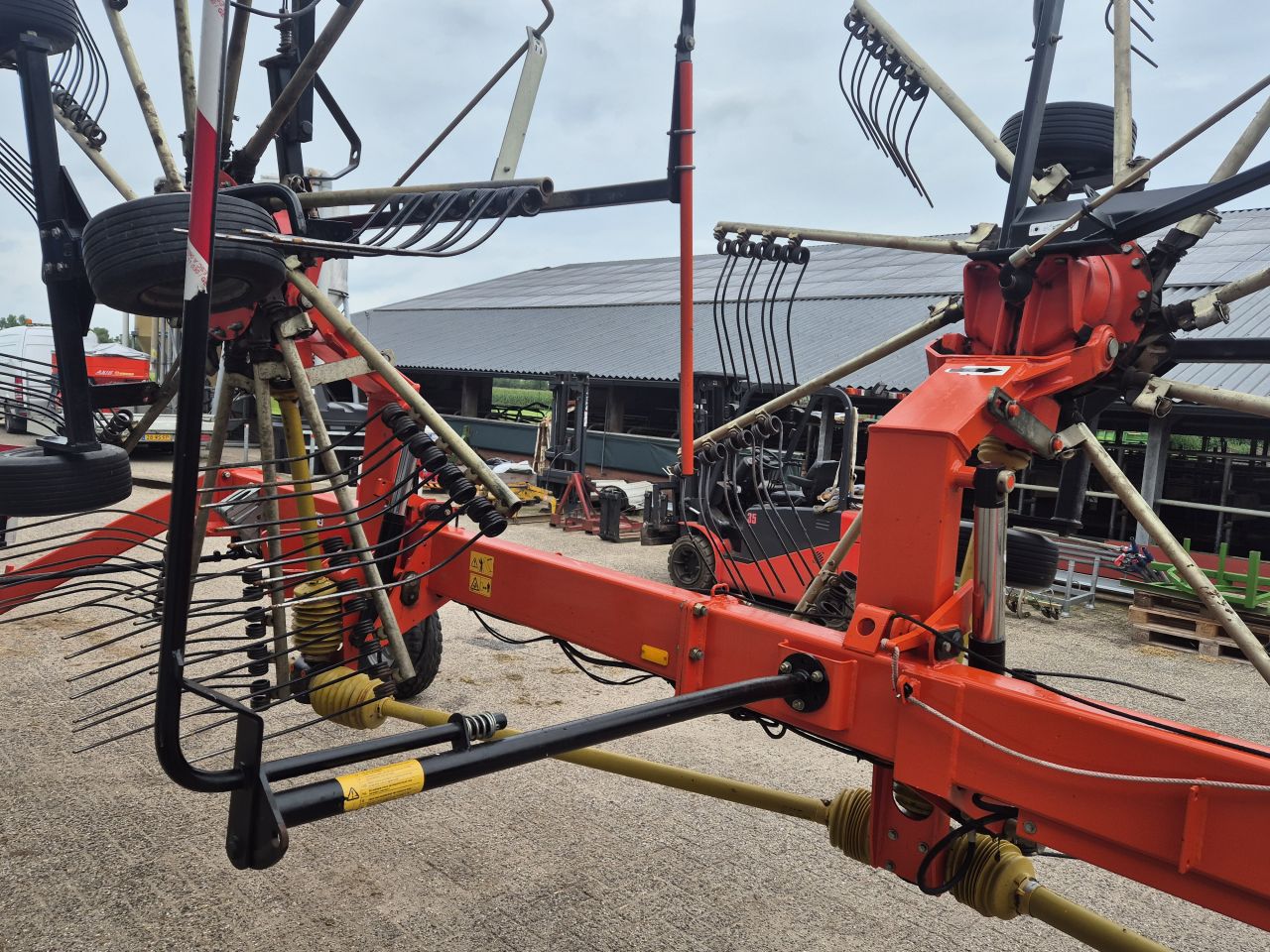 Fella TS1401 dubbele hark zijafleg