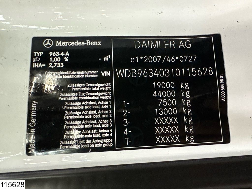 Mercedes Actros 1843 EURO 6