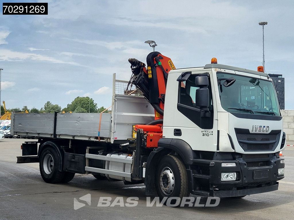 Iveco Stralis 310 4X2 Palfinger PK14002EH Crane Tipper Full Steel Automatic Euro 6