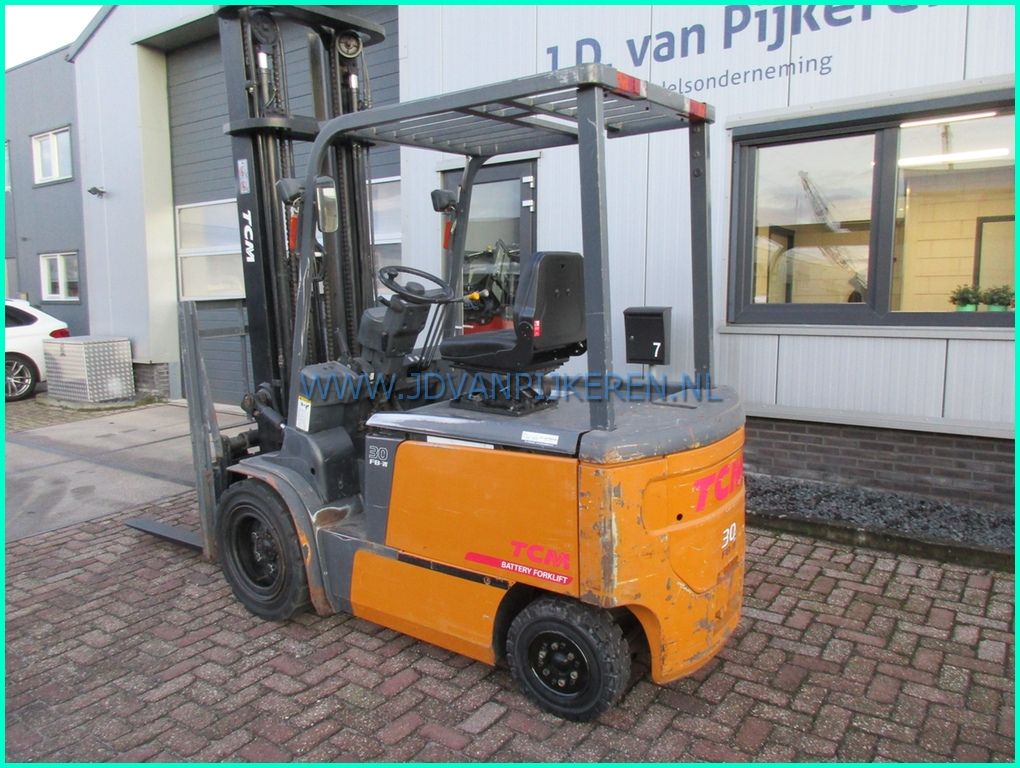 TCM FB30-7 3000kg triplex6.5m+freelift+sideshift