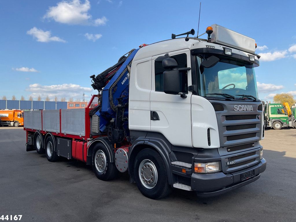 Scania R 480 Amco Veba 95 Tometer laadkraan + Fly-Jib