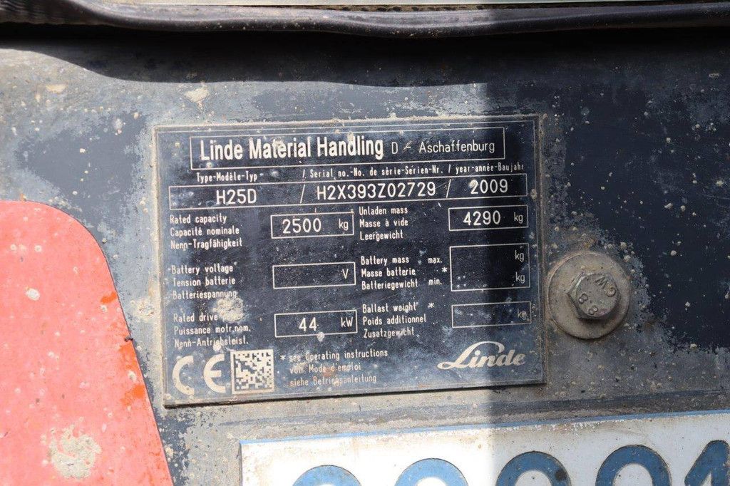 Gabelstapler Linde H25D Diesel 2500kg