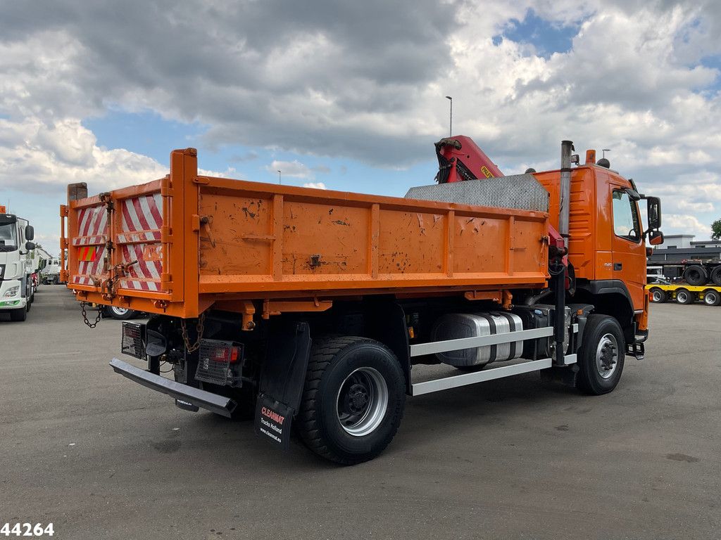 Volvo FM 340 4x4 Palfinger 10 Tonmeter laadkraan Manual Full steel