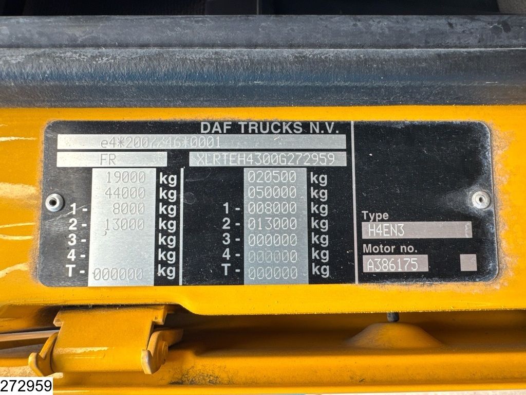 DAF XF 480 EURO 6, Retarder, Hydraulic