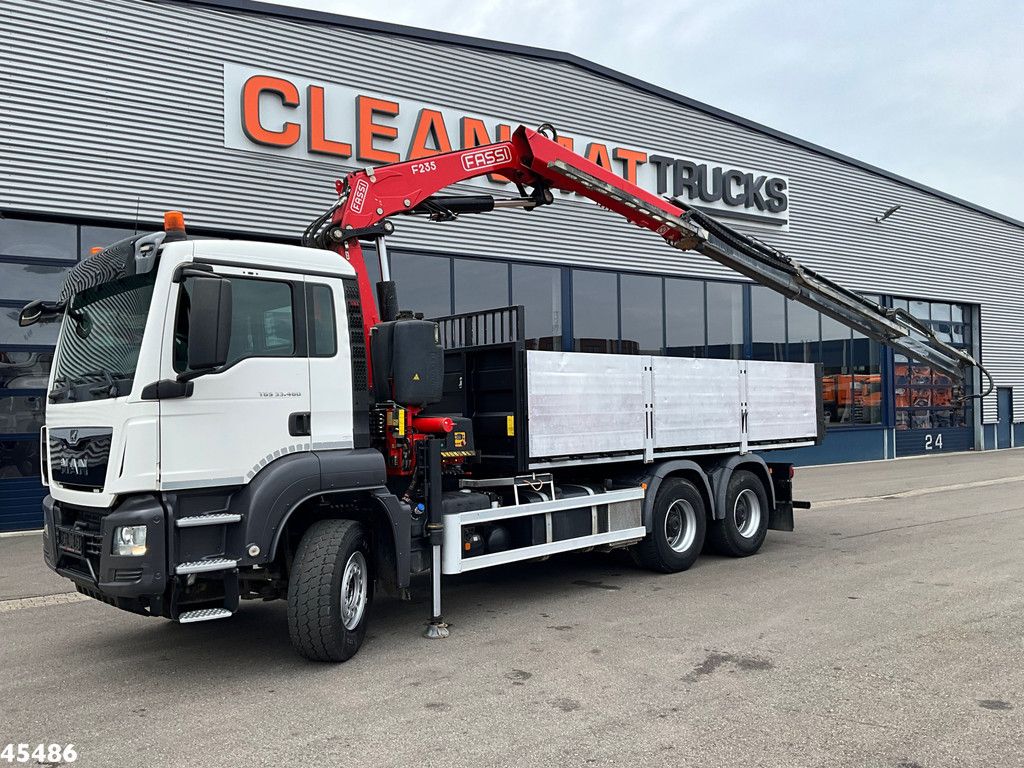 MAN TGS 33.460 6x4 Euro 6 Fassi 23 Tonmeter laadkraan Just 137.258 Km!