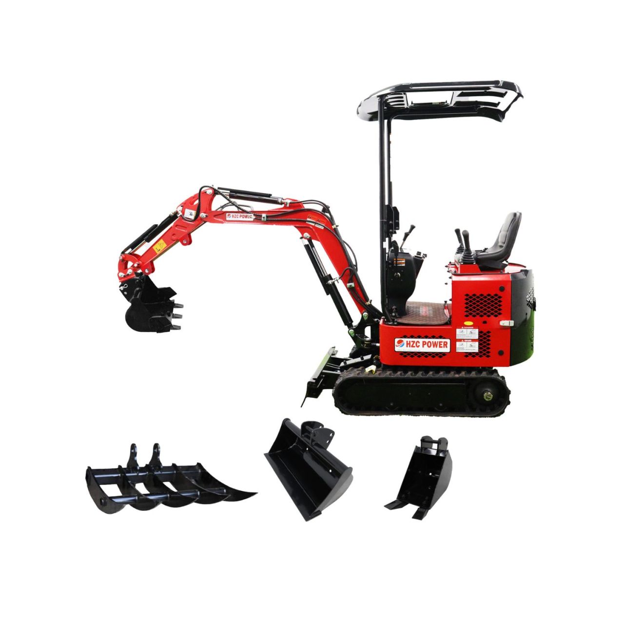 Minigraafmachine DKB991 Diesel – Youstick bediening icl bakken