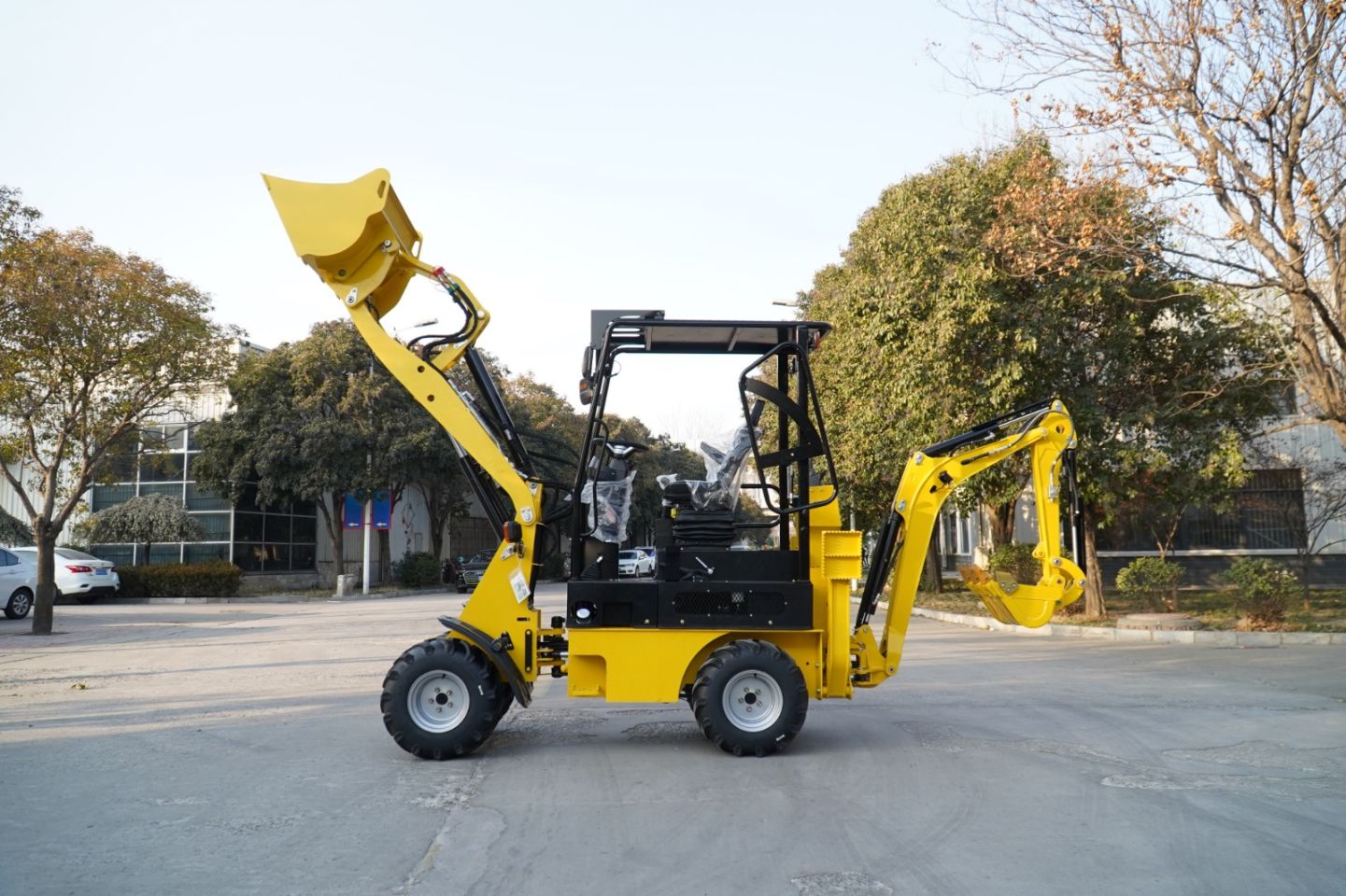 GG06LX Miniloader met back loader Kubota D1105