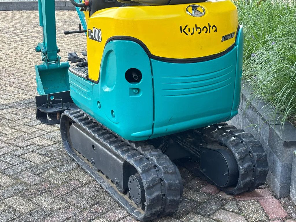 Kubota U- 008 Minigraver met 3cil. diesel gebruikte graafmachine