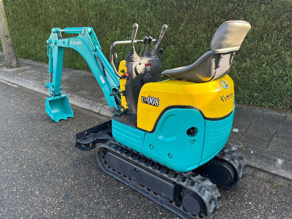 Kubota U- 008 Minigraver met 3cil. diesel gebruikte graafmachine