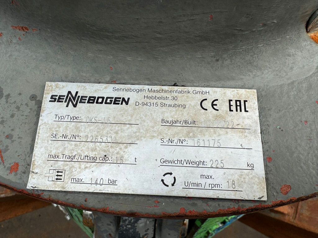 Sennebogen Orangepeel Grab sennebogen