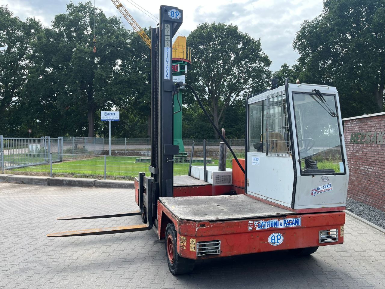 Zijlader heftruck BP