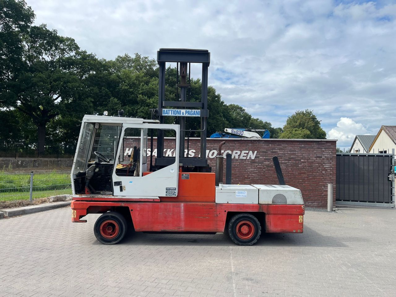 Zijlader heftruck BP