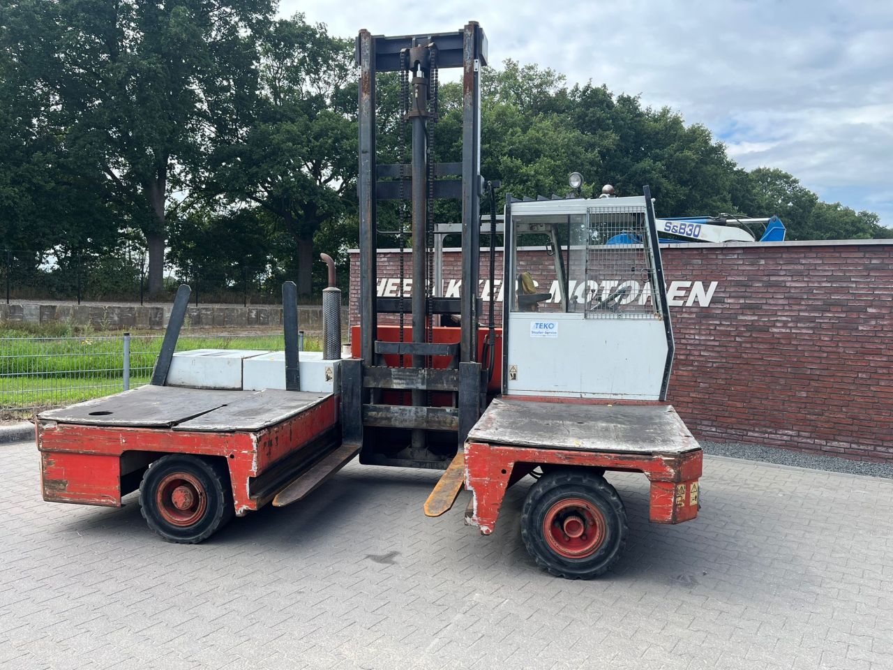 Zijlader heftruck BP