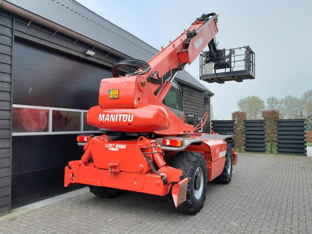 Manitou MRT 2150 Privilege - Manbak - Manbasket - Platform