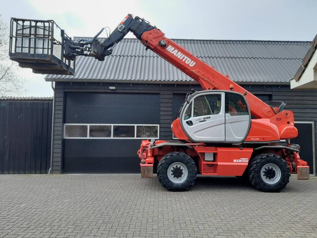 Manitou MRT 2150 Privilege - Manbak - Manbasket - Platform