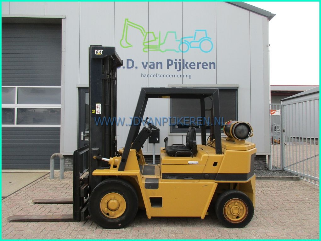 Caterpillar V80F 4000kg Perkins LPG sideshift+4xhydrauliek