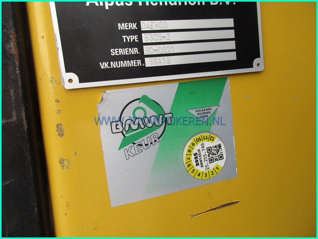 Daewoo B30S-2 3000kg triplex4.7m+sideshift+freelift