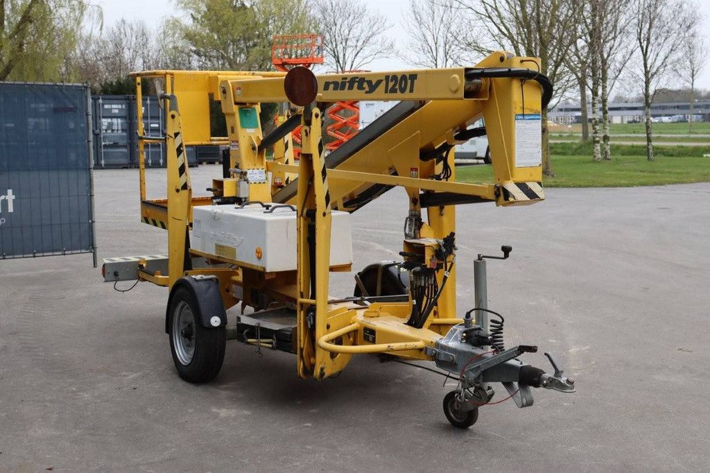 Trailer-mounted aerial platform Niftylift 120 TE 2013