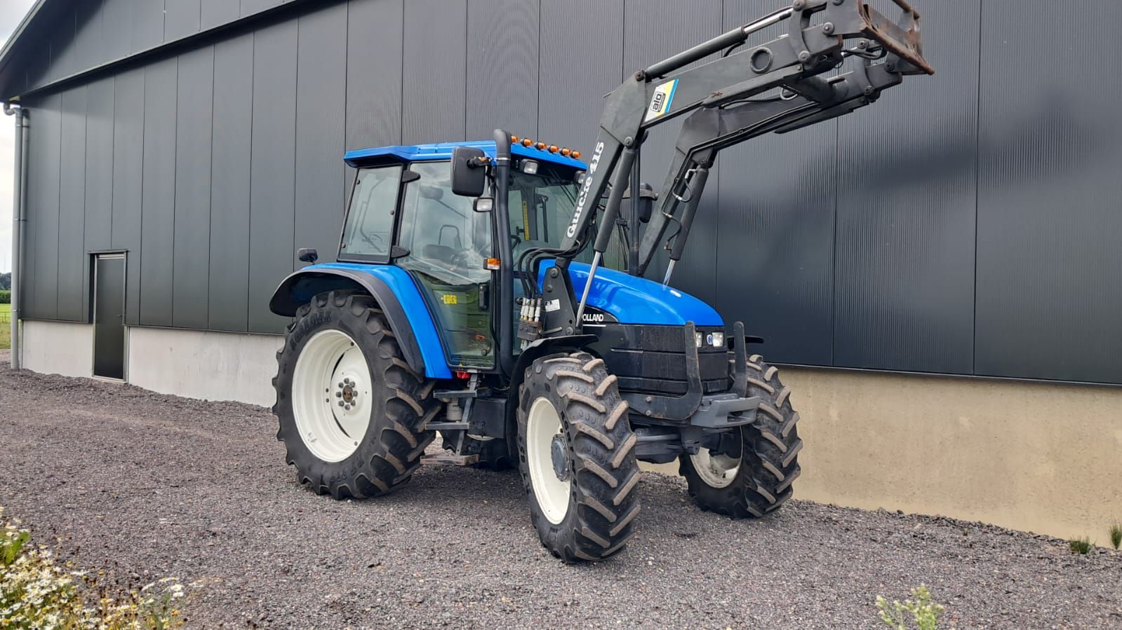 New Holland TS 90 met voorlader