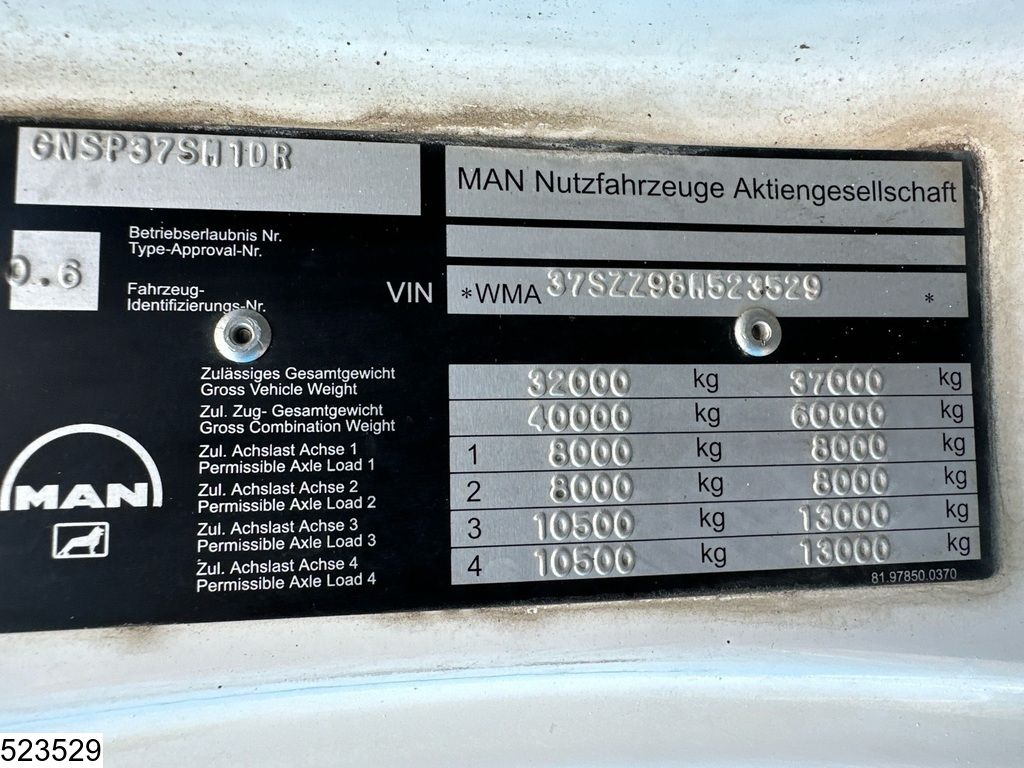 MAN TGS 35 440 8x4, Retarder, Steelsuspension, Hub reduction