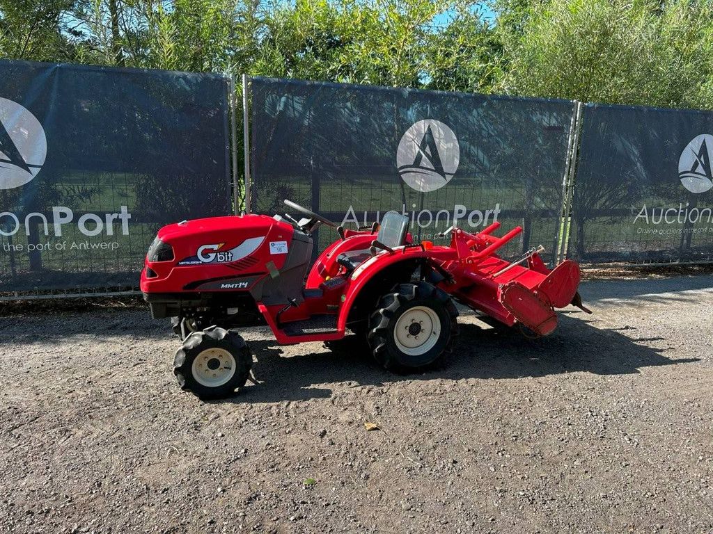 Minitractor Mitsubishi MMT15 Diesel met Grondfrees Mitsubishi RP110S
