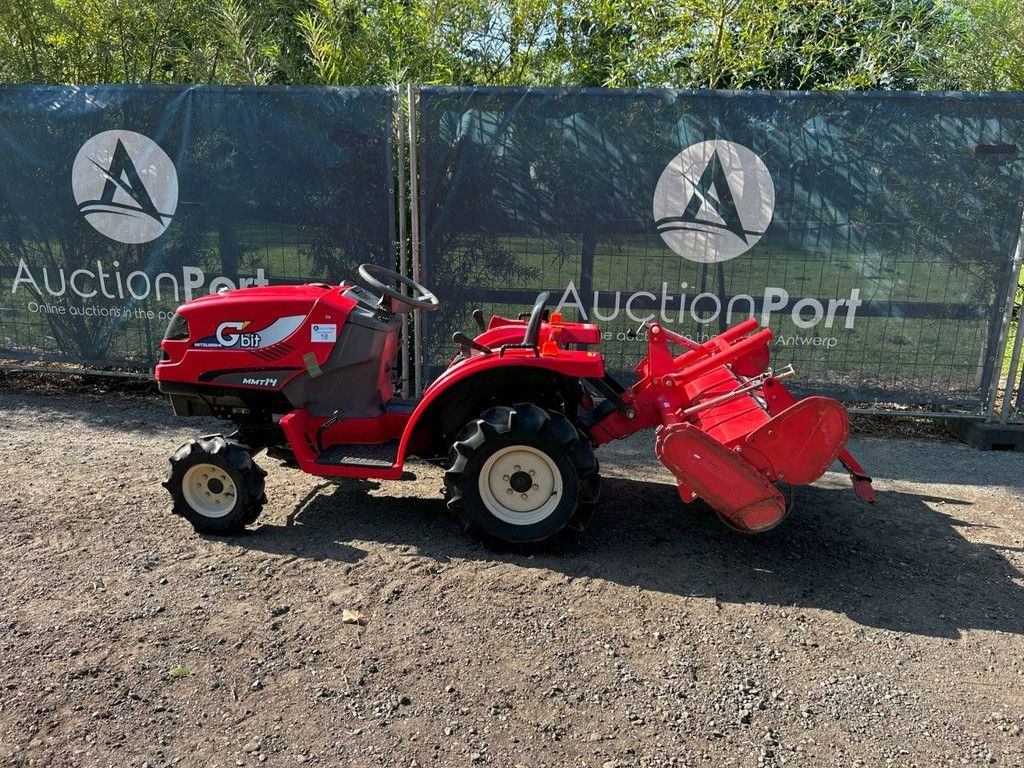 Minitractor Mitsubishi MMT15 Diesel met Grondfrees Mitsubishi RP110S