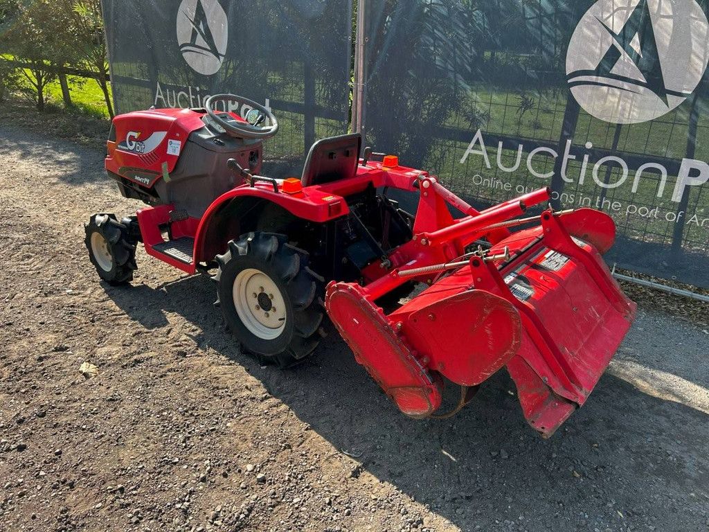 Minitractor Mitsubishi MMT15 Diesel met Grondfrees Mitsubishi RP110S