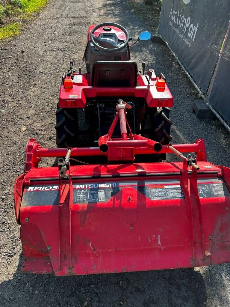 Minitractor Mitsubishi MMT15 Diesel met Grondfrees Mitsubishi RP110S