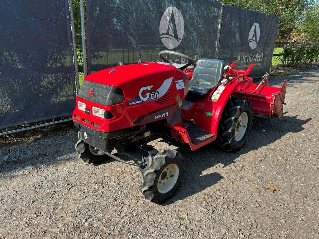 Minitractor Mitsubishi MMT15 Diesel met Grondfrees Mitsubishi RP110S