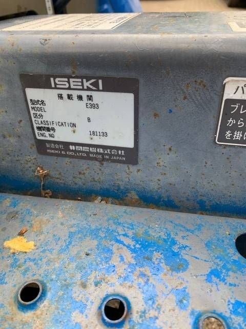 Minitractor Iseki TM15F Diesel met frees