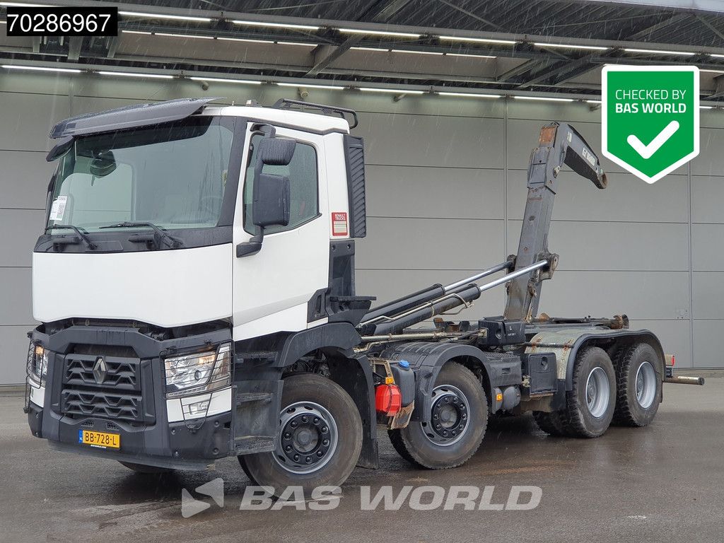 Renault C 430 8X4 NL-Truck Hiab XR21Z59-P-0-2A Hooklift Big-Axle Steelsuspension Euro 6