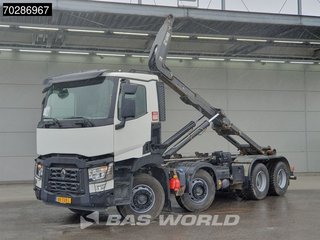 Renault C 430 8X4 NL-Truck Hiab XR21Z59-P-0-2A Hooklift Big-Axle Steelsuspension Euro 6