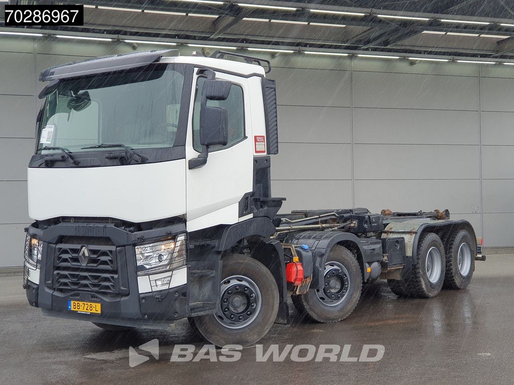 Renault C 430 8X4 NL-Truck Hiab XR21Z59-P-0-2A Hooklift Big-Axle Steelsuspension Euro 6
