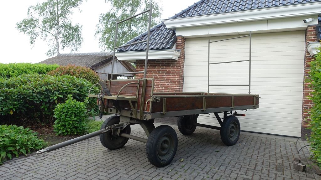 Nederlandse machinefabriek Hembrug Schamel aanhangwagen