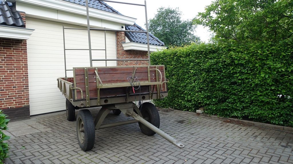 Nederlandse machinefabriek Hembrug Schamel aanhangwagen