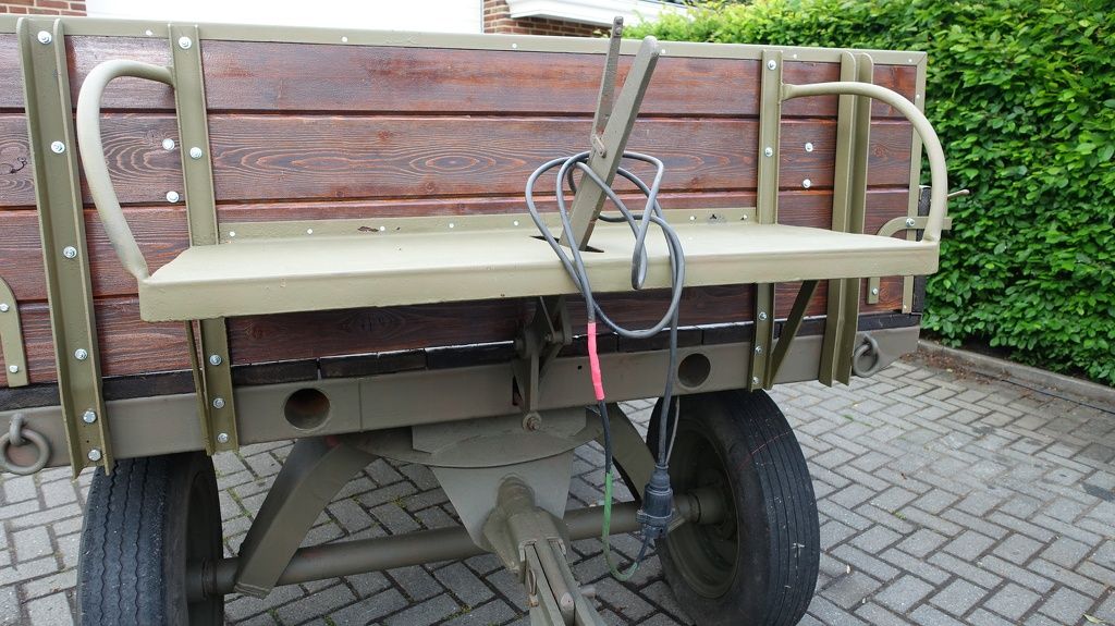 Nederlandse machinefabriek Hembrug Schamel aanhangwagen
