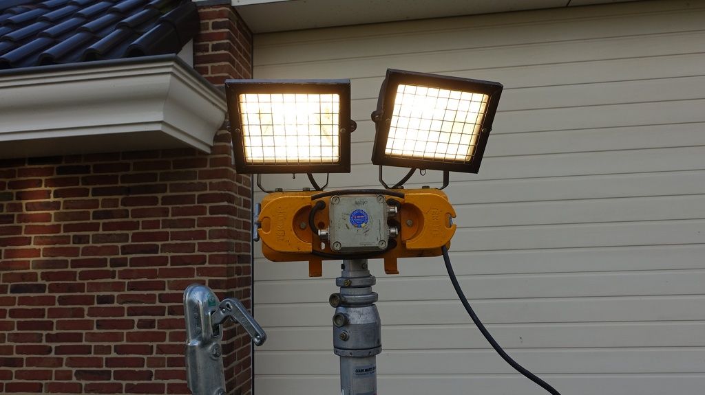 Honda aggregaat met lichtmast