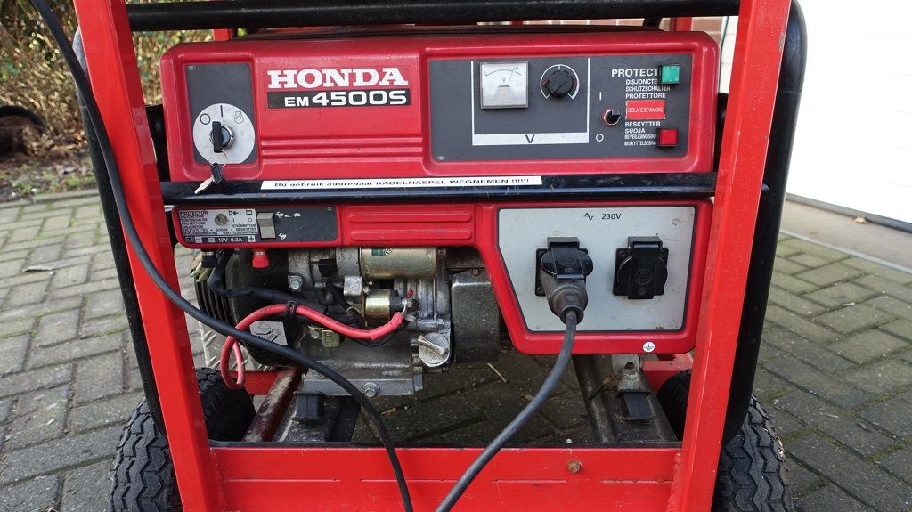 Honda aggregaat met lichtmast