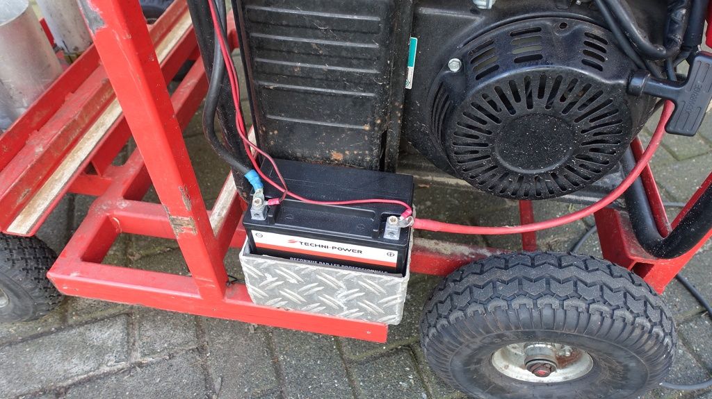 Honda aggregaat met lichtmast